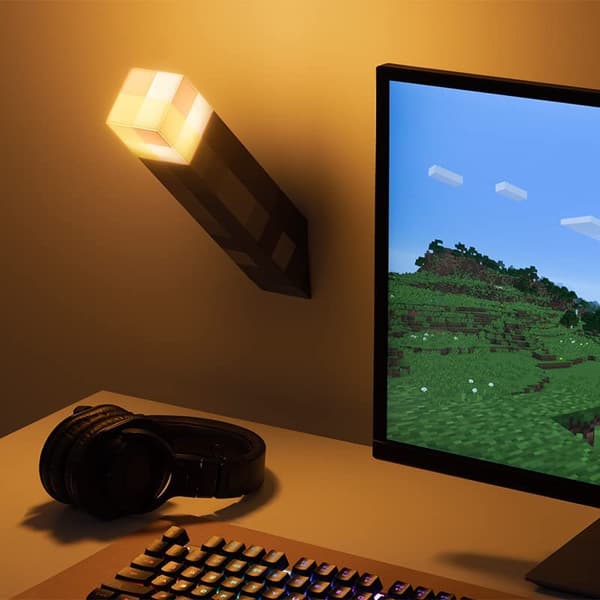 Minecraft diamantmalm lampe fakkel