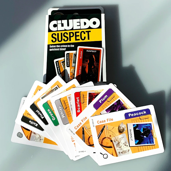 1kpl \"Cluedo\" Hauska Strategiakorttipeli, Juhlapelilauta, Perheen Kokoontumispeli Kortti Interaktiivinen Moninpeliviihdekorttipeli