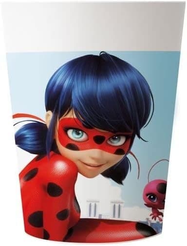 Miraculous Ladybug Muovimukisetti, 2 kpl 230 ml, Lasten muki