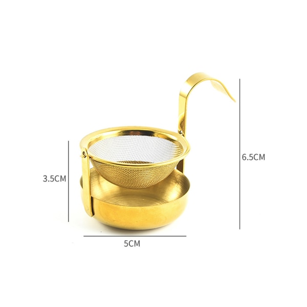 Praktiska Empress Tea Silar Pålitlig Värmebeständig - Gyllene