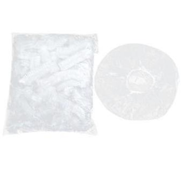 2025 300 stk. Brusehætter Gennemsigtige Brusehætter Vandtætte Brusehætter Engangs badehætte Pe Plast
