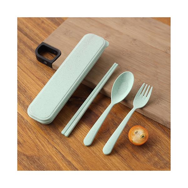 3st/ Set Delikat Bärbart Bestick Bärbart - Grön
