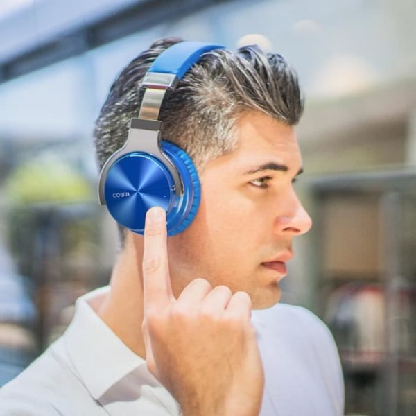 COWIN E7 PRO [Uppgraderad version] Bluetooth hörlurar med aktiv brusreducering