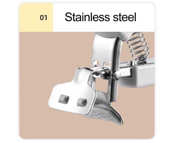 Slitstark diskklämma Lättvikts Universal Dish Gripper Disk - Vit