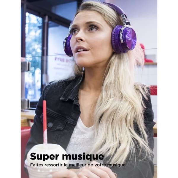 COWIN E7 Pro Lilla støyreduserende Bluetooth-headset med mikrofon trådløst headset
