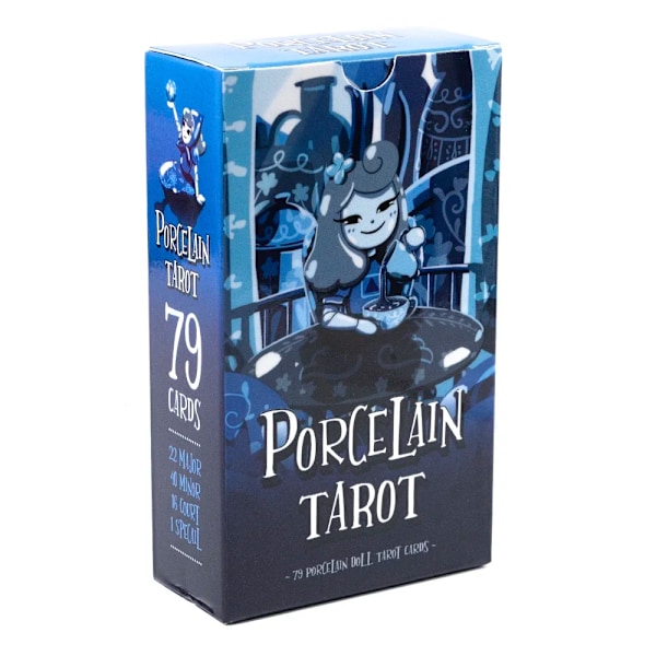 Porcelæns Tarot Komplet 78 kort dæk inklusive hele Major og Minor Arcana 1 Specialkort Glad Gul And