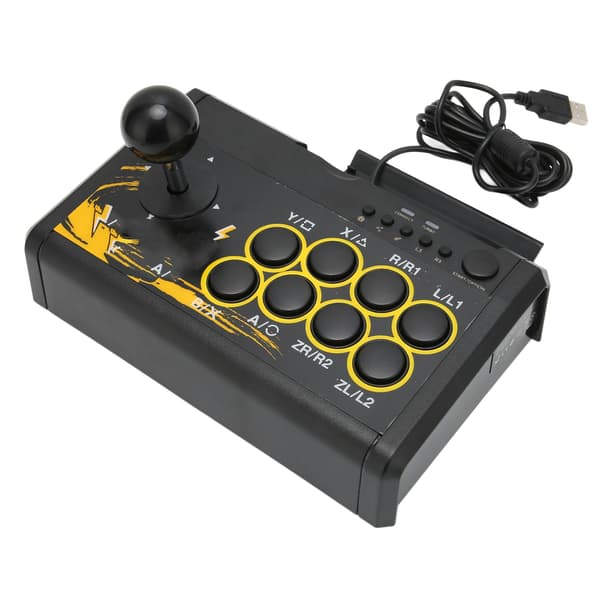 USB Kablet Spilljoystick Retro Arkade Fighting Controller Spillkonsoll Gamepad for PS3 for PS4 for Switch PC