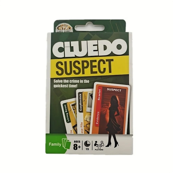 Nyaste Cluedo Kortspel Klassiskt Mysterie Spel Underhållning Multiplayer Interaktiva Kort Brädspel Kort