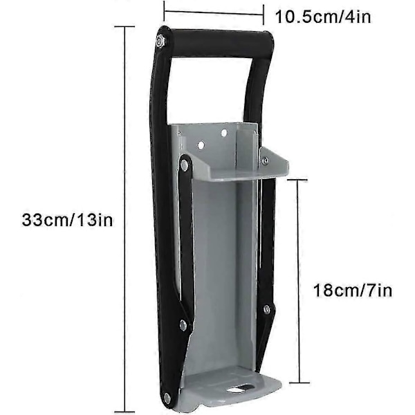 Tölkinmurskain ja pullonavaaja - 500ml Heavy Duty 16oz 2 in 1 murskaa soodatölkit ja