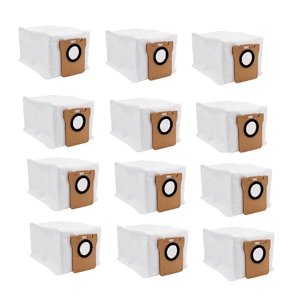 12 st Dammsugarpåsar för Xiaomi X10 / X10+ / X20+ / X20 Pro Dammsugare