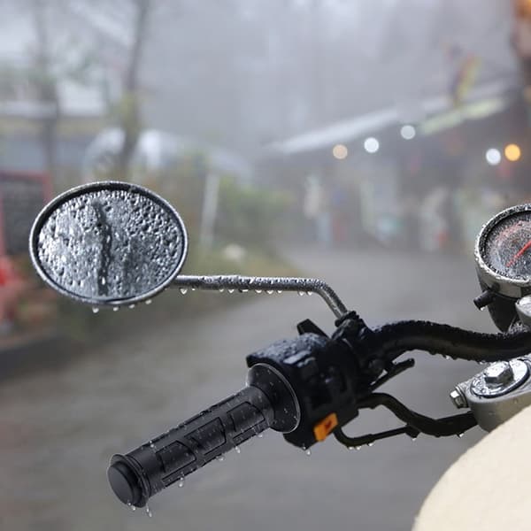 3-trins smart temperaturstyret elektrisk opvarmet styr, sort, 22 mm, til motorcykler