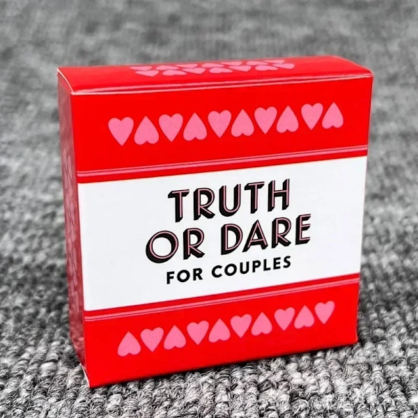 Nyeste 51 stk. Truth Or Dare Kortspill for Par Spill Elskere Brettspill Forsyning Engelsk Versjon Brettspill