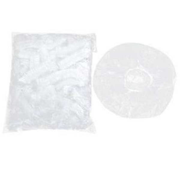 2025 300 stk. Brusehætter Gennemsigtige Brusehætter Vandtætte Brusehætter Engangs badehætte Pe Plast