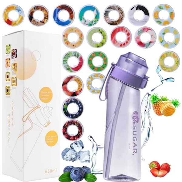 0sugar0Card gradient färg doftande vattenkopp sport cuptritanCuixiang ringkopp