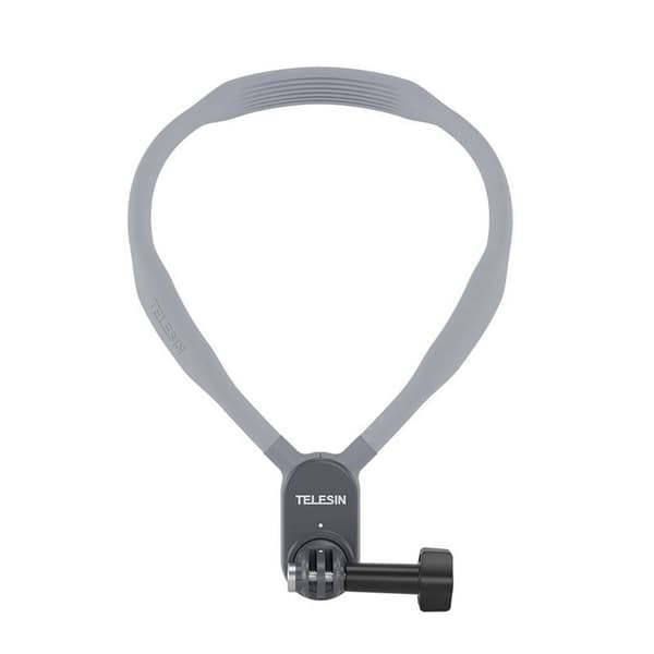 Halsfäste för GoPro DJI Insta360, rostfritt stål, justerbart, handsfree