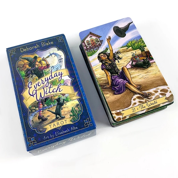 Everyday Witch Tarotkort Engelsk Visions Divination Udgave Brætspil Til Fester Og Feriegaver