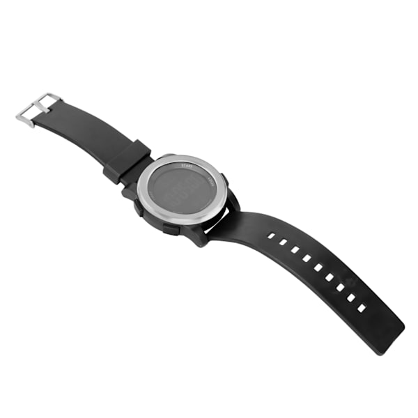 Digital watch för män Vattentät stoppur Noctilucence Alarm Dual Time Watch för MenBlak