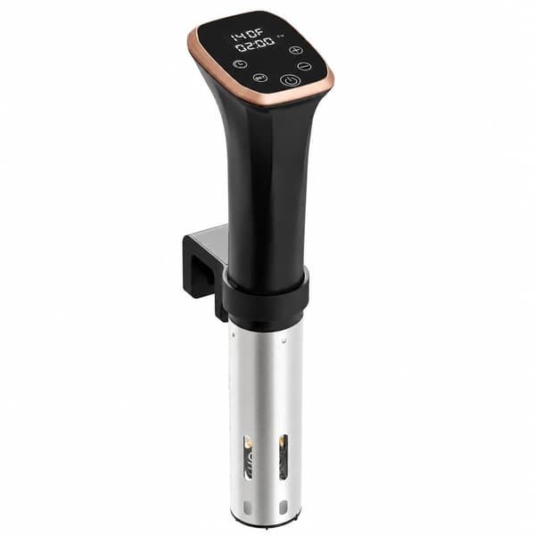 WiFi Sous Vide-kokare, 1100W Precision Immersion Circulator, IPX7 Vattentät, Digital Display, Appkontroll Black