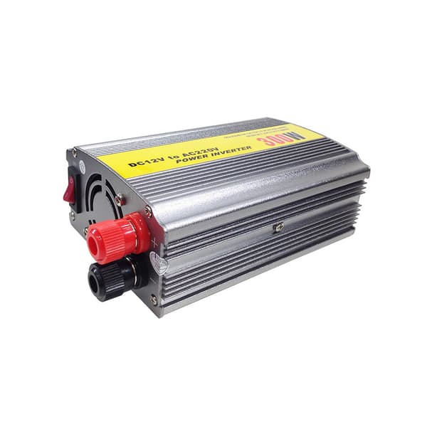 300W Bilstrømomformer, 12V til 220V Strømkonverter Silver 300W/220VUniversal Plug