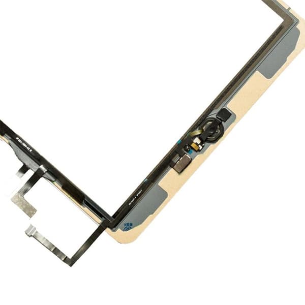 Touch Screen Digitizer med Home Button Flex Kabel til iPad 5 9,7 tommer 2017 A1822 A1823-Dugt White