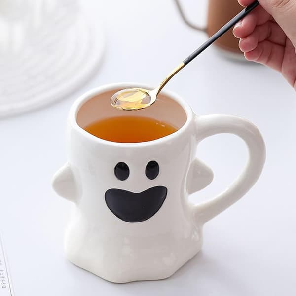 Halloween kaffemugg, 400 ml keramikmugg, alternativ A