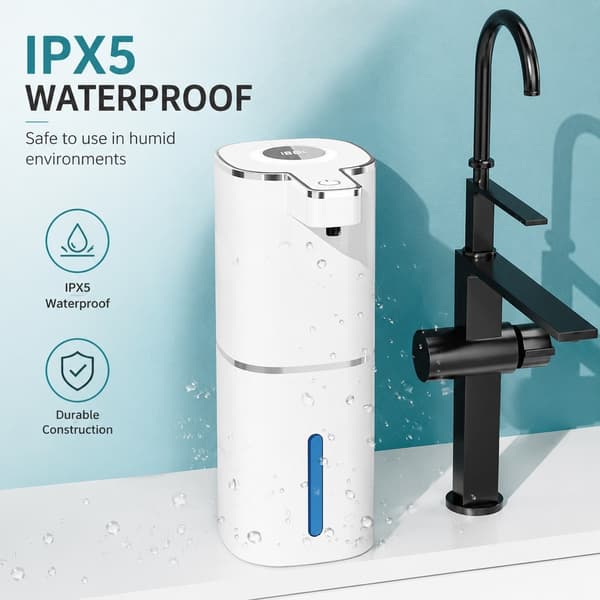 M19Pro Digital Display Automatisk Skumsåpedispenser, 500 ml, Veggmontert Wheat straw (foam version)