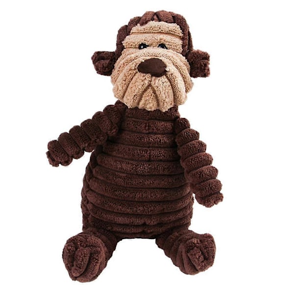 Bløde, holdbare smådyrs plyslegetøj til kæledyr, legetøjsabe Monkey