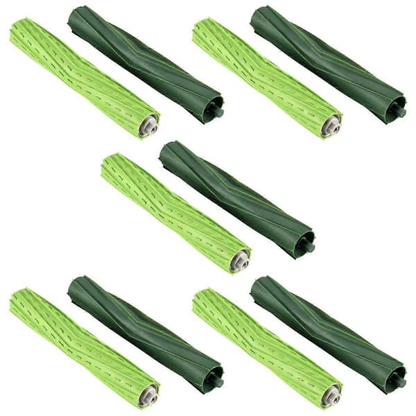 5 Sett Rullebørster Reservedeler Kompatible for iRobot Roomba i3 i3+ i6+ i7 i7+ E5 E6 E7 Støvsuger Tilbehør Green