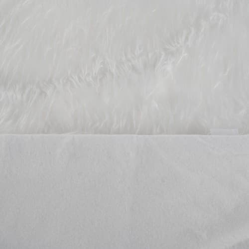 Juletræsmåtte, 90 cm, Rund, Fluffy, Polyester, Gulvbeskytter til Julepynt