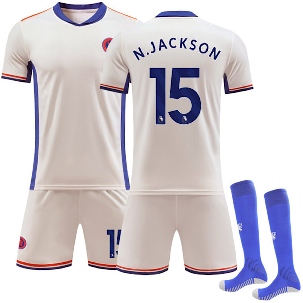 2425 Chelsea Nytt Borta Fotbollströja Jackson Tröja Med Strumpor 24(130-140cm)