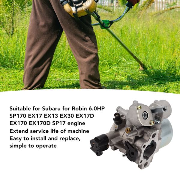Gräsklippare förgasarsats 277‑62301‑30 277‑62302‑50 277‑62301‑60 med packning för Subaru 6.0HP SP170 EX17-motor