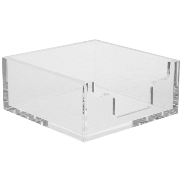 Akryl Tissuebox Transparent Restaurang Servett Tissue Hotell Tissuebox Transparent 10X10X4.5CM