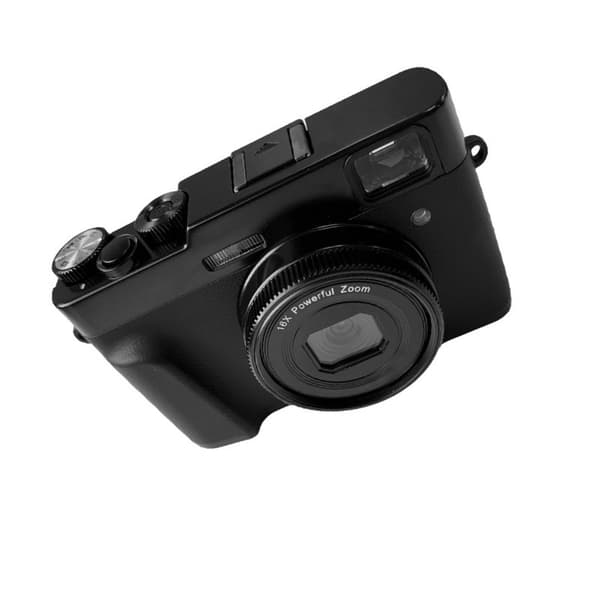 2.7K Digitalkamera 48MP, 16x Zoom, Ekstern Blitzsko, Kompakt til Fotografering