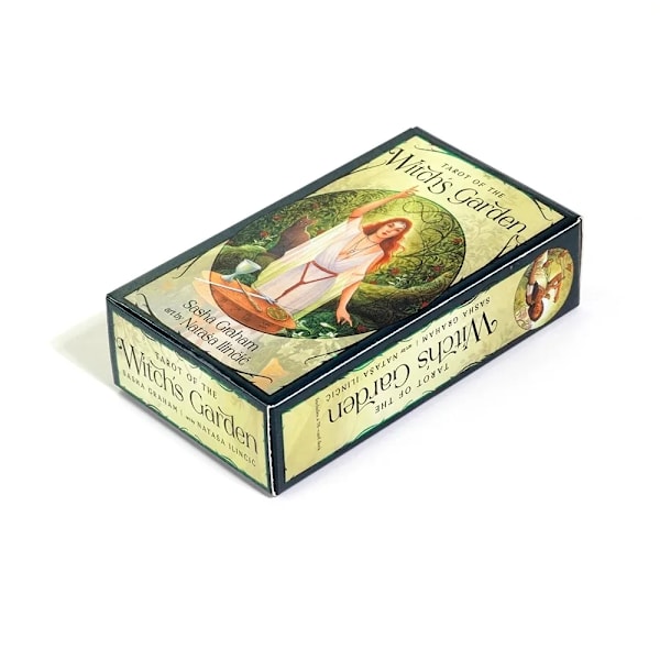 Witch Garden Tarotkort Sæt 78 stk. Spådom og Mysterium, Velegnet til festspil Tarotkort Sæt