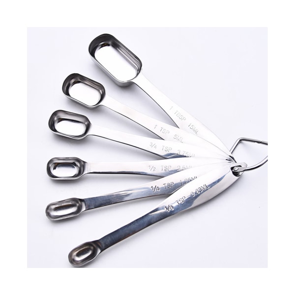 1 set Användbara kryddskopor Set Clear Scale Portable
