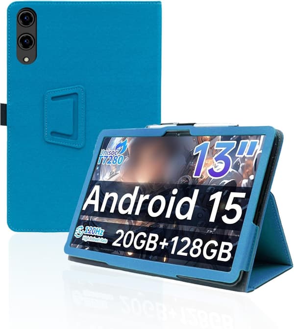 TECLAST T65 13,4\" Tabletcover, PU-læder, foldbart stativ, blyantholder, håndledsrem