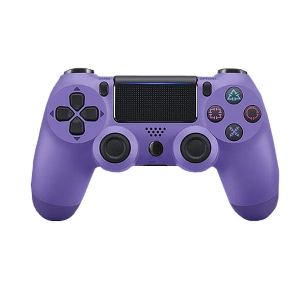 Trådløs Bluetooth P4-spilcontroller med bevægelsesvibration til pc, mobil og konsolbrug Electric Purple