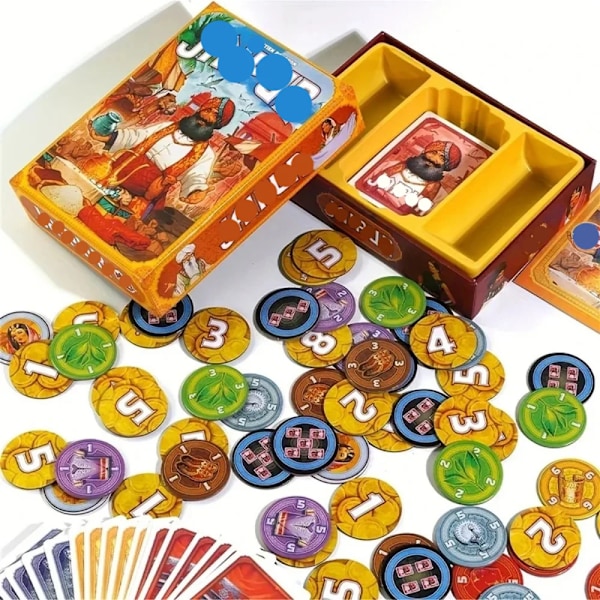 Nyt brætspil, voksen- og handelsstrategispil, sjovt spil, subtilt handelsspil