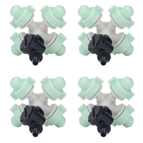 10 Set Cross Misting Spray Nozzle med 4/7mm Led Micro Irrigation Head för Gårdar Trädgårdssprinklers