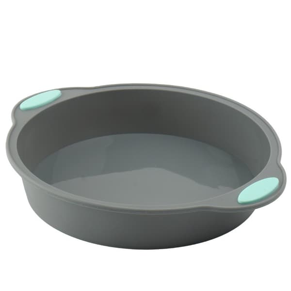 Silikone kageformssæt, runde bageforme til moussebrød chiffon, 9 dele, non-stick Silicone pumpkin plate