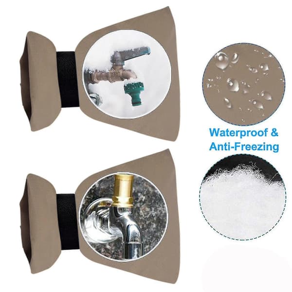 2-pack Kranlock, Frostskydd för Kranar, Utomhuskransskydd