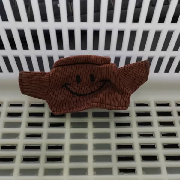 Nallepehmolelu nukke vaatetarvikkeeksi Coffee 8cmSmile Outfit