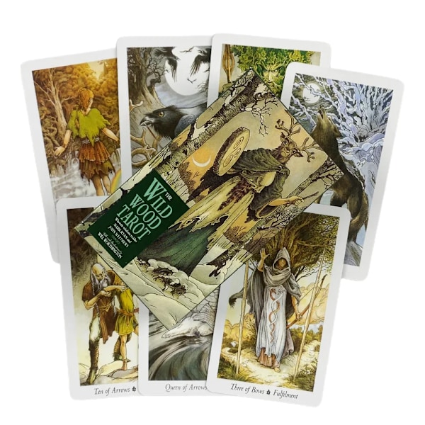 The Wild Wood Tarotkort Spådomslek Engelsk Version Utgåva Spelbord Flerpersonsunderhållningsspel