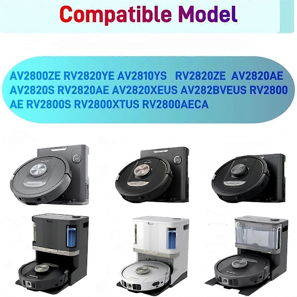 for Shark AV2800ZE RV2820YE AV2810YS RV2820ZE Børste Filtre As Shown