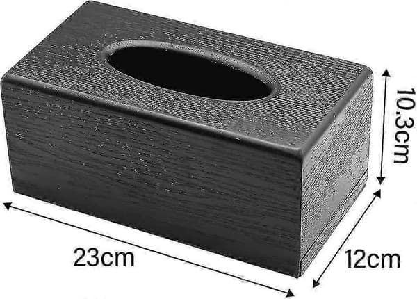 Tørkepapirboks Tre Tørkepapirboks Rektangulær Ansiktsserviett Dispenser Holder--
