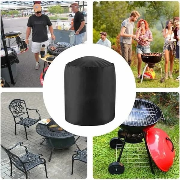 Vedenpitävä 210D Oxford BBQ-grillisuoja, 58x77cm