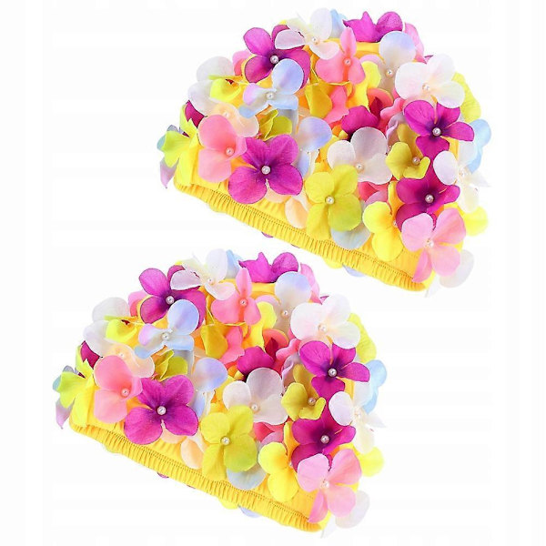 Badehætte Svømning Blomster Badehatte