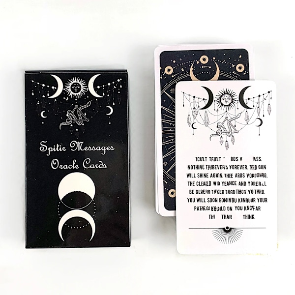 Spirit Messages Oracle Cards 54 Kort Klassisk Visdom Spådom Visioner Tarot Brädspel För Fest