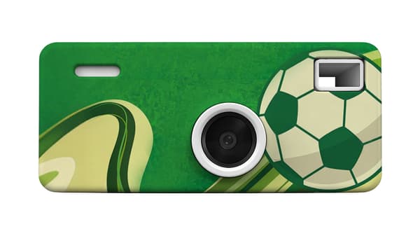 Mini Retro Digitalkamera, Bærbart HD Selfie Kamera til Studerende, Gave Football 2