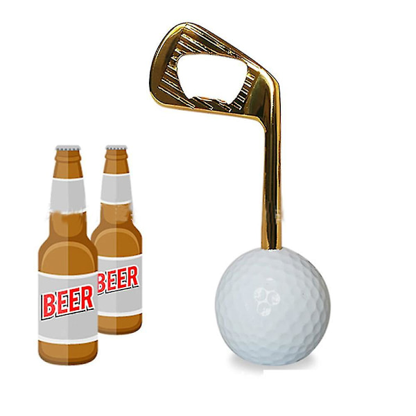 Golfklubba Flasköppnare, golfare Ölpresent Nyhet